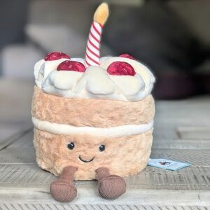 Jellycat - Amuseables Birthday Cake NWT